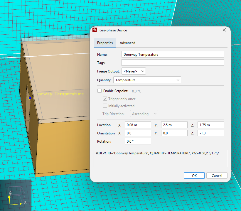 Editing the Gas-Phase Temperature Device