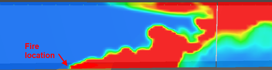 pyro scrn critvel temp contour critical velocity hrr 3
