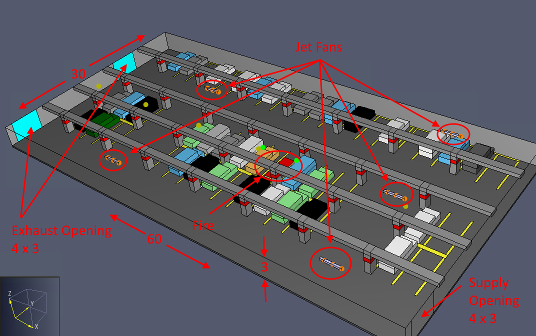 pyro scrn jet car park model
